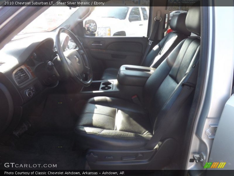 Sheer Silver Metallic / Ebony 2010 Chevrolet Suburban LT