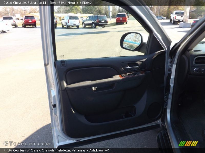 Sheer Silver Metallic / Ebony 2010 Chevrolet Suburban LT