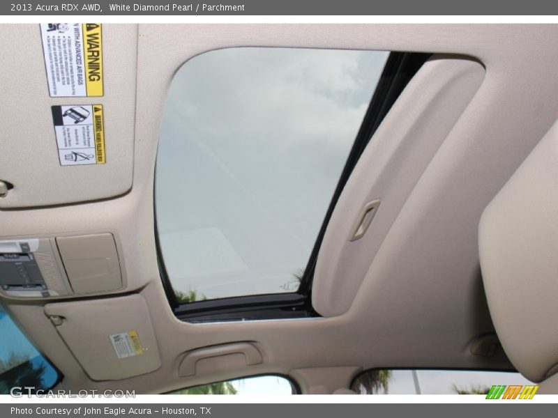 White Diamond Pearl / Parchment 2013 Acura RDX AWD