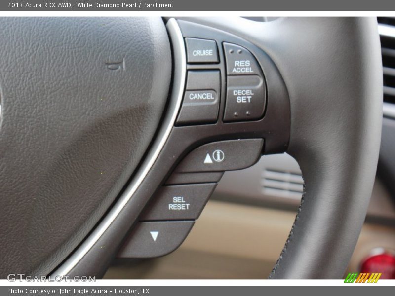 Controls of 2013 RDX AWD