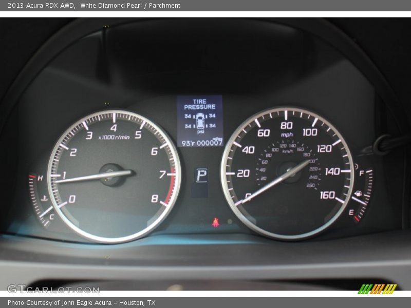  2013 RDX AWD AWD Gauges