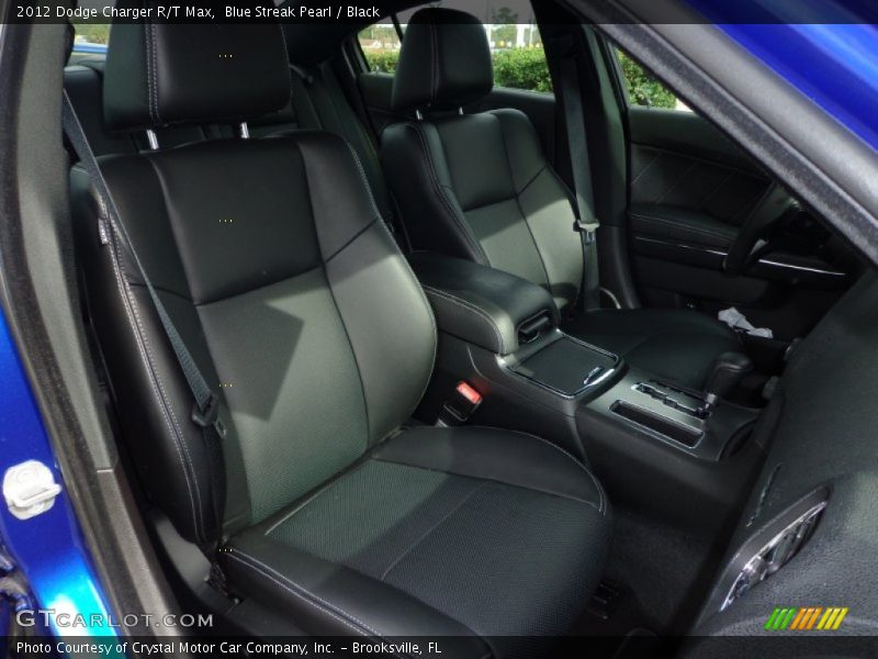 Blue Streak Pearl / Black 2012 Dodge Charger R/T Max