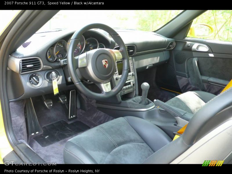 Speed Yellow / Black w/Alcantara 2007 Porsche 911 GT3