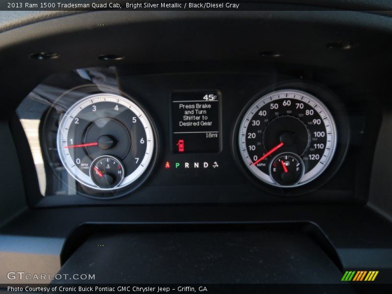  2013 1500 Tradesman Quad Cab Tradesman Quad Cab Gauges