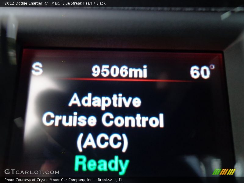 Blue Streak Pearl / Black 2012 Dodge Charger R/T Max