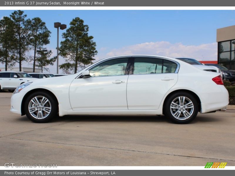 Moonlight White / Wheat 2013 Infiniti G 37 Journey Sedan