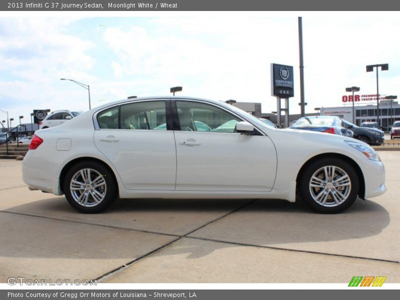Moonlight White / Wheat 2013 Infiniti G 37 Journey Sedan