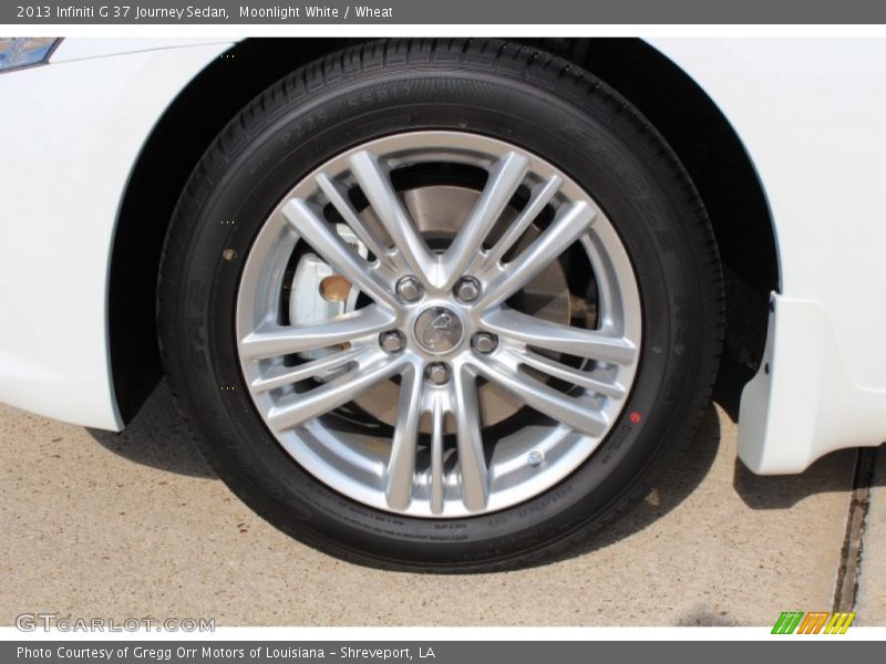 Moonlight White / Wheat 2013 Infiniti G 37 Journey Sedan