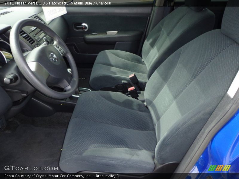Metallic Blue / Charcoal 2011 Nissan Versa 1.8 S Hatchback