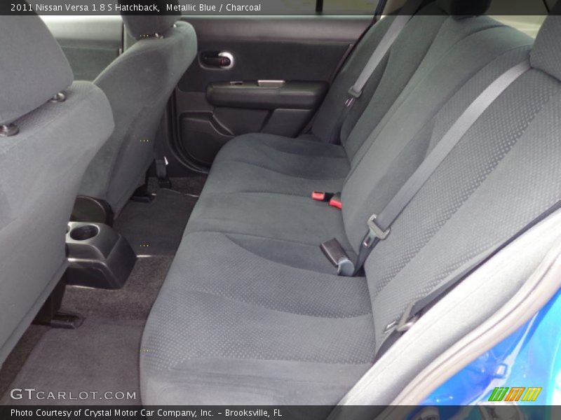 Metallic Blue / Charcoal 2011 Nissan Versa 1.8 S Hatchback