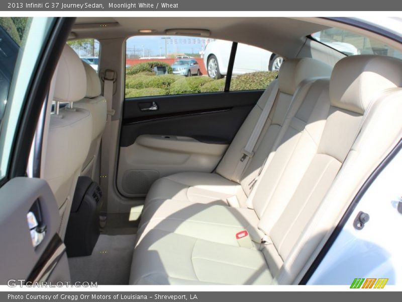 Moonlight White / Wheat 2013 Infiniti G 37 Journey Sedan