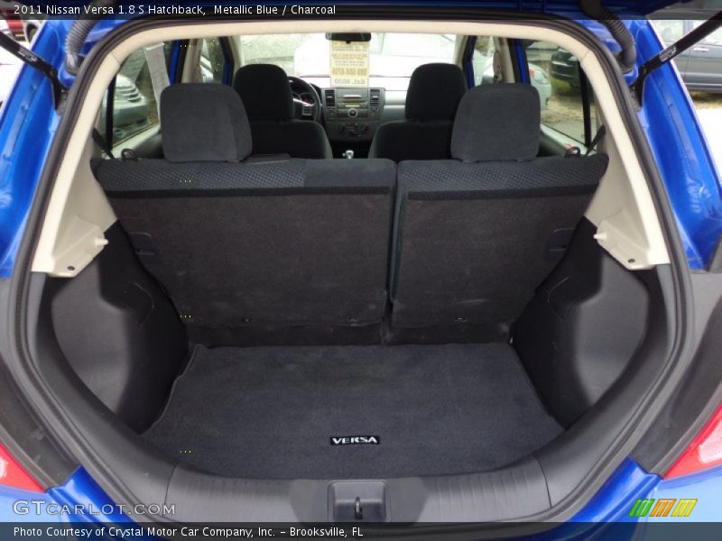 Metallic Blue / Charcoal 2011 Nissan Versa 1.8 S Hatchback