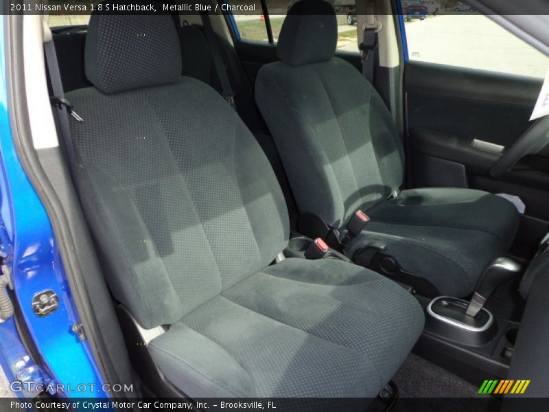 Metallic Blue / Charcoal 2011 Nissan Versa 1.8 S Hatchback