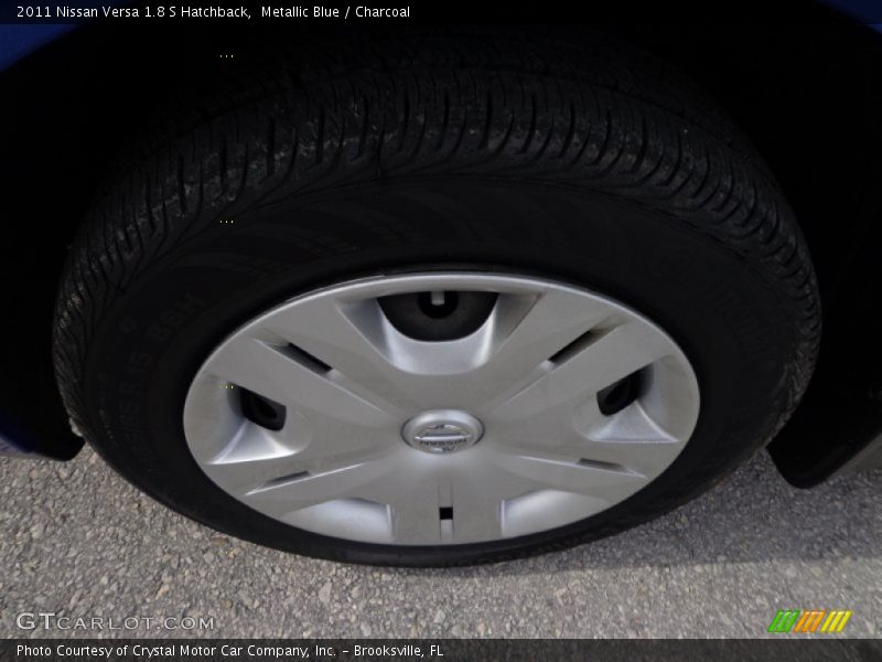 Metallic Blue / Charcoal 2011 Nissan Versa 1.8 S Hatchback