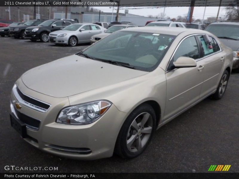 Gold Mist Metallic / Cocoa/Cashmere 2011 Chevrolet Malibu LT