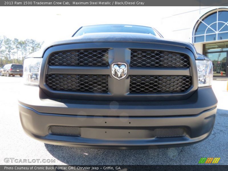 Maximum Steel Metallic / Black/Diesel Gray 2013 Ram 1500 Tradesman Crew Cab