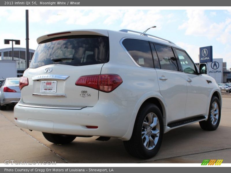 Moonlight White / Wheat 2013 Infiniti QX 56