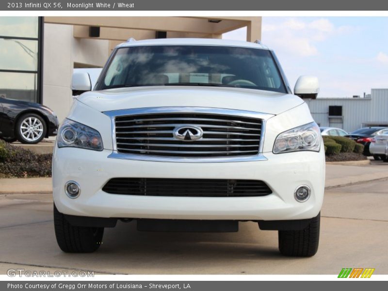 Moonlight White / Wheat 2013 Infiniti QX 56