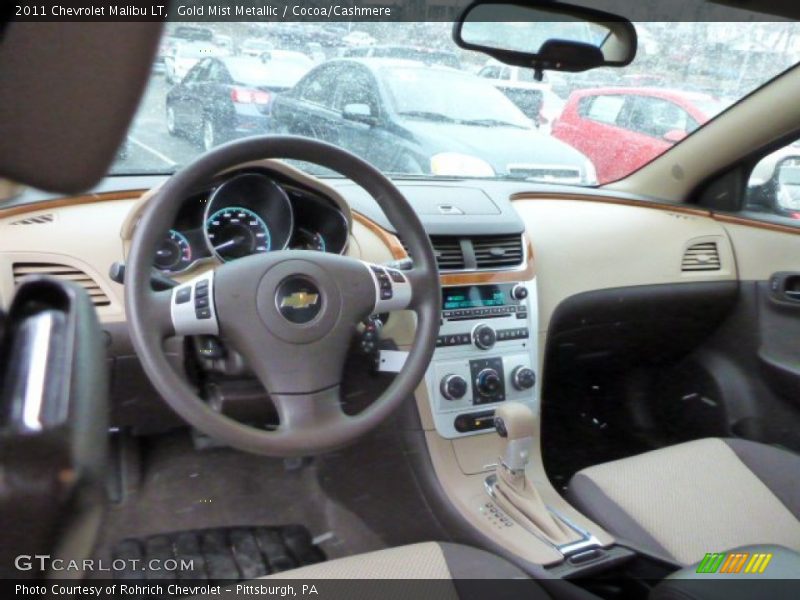 Gold Mist Metallic / Cocoa/Cashmere 2011 Chevrolet Malibu LT