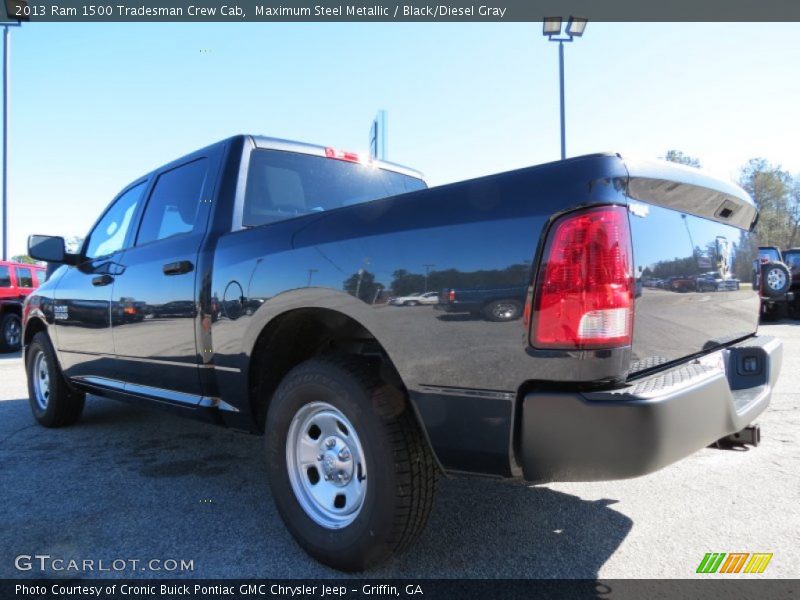 Maximum Steel Metallic / Black/Diesel Gray 2013 Ram 1500 Tradesman Crew Cab
