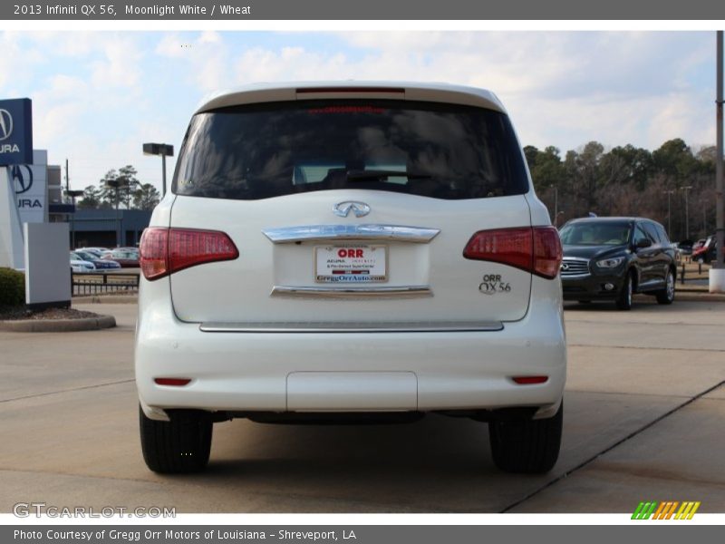 Moonlight White / Wheat 2013 Infiniti QX 56