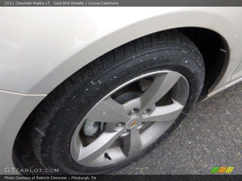 Gold Mist Metallic / Cocoa/Cashmere 2011 Chevrolet Malibu LT