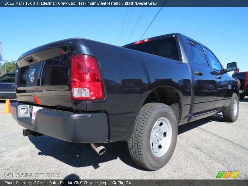 Maximum Steel Metallic / Black/Diesel Gray 2013 Ram 1500 Tradesman Crew Cab