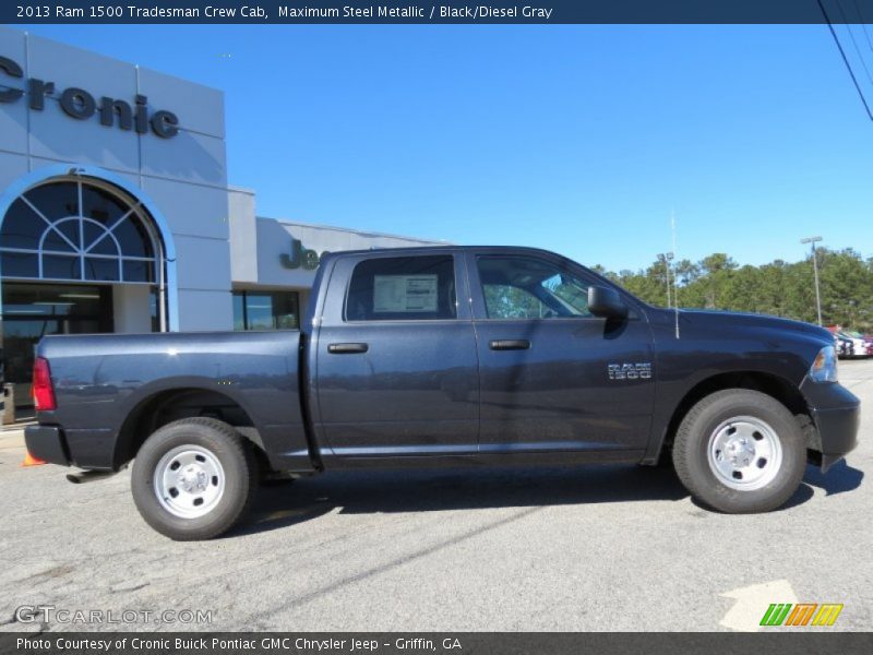 Maximum Steel Metallic / Black/Diesel Gray 2013 Ram 1500 Tradesman Crew Cab