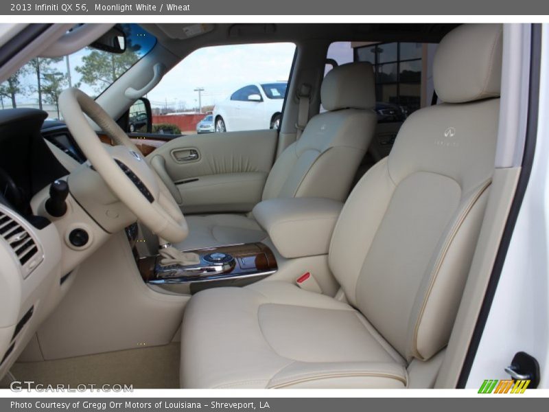 Front Seat of 2013 QX 56