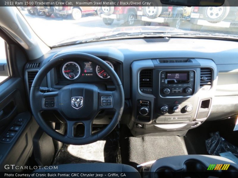 Maximum Steel Metallic / Black/Diesel Gray 2013 Ram 1500 Tradesman Crew Cab