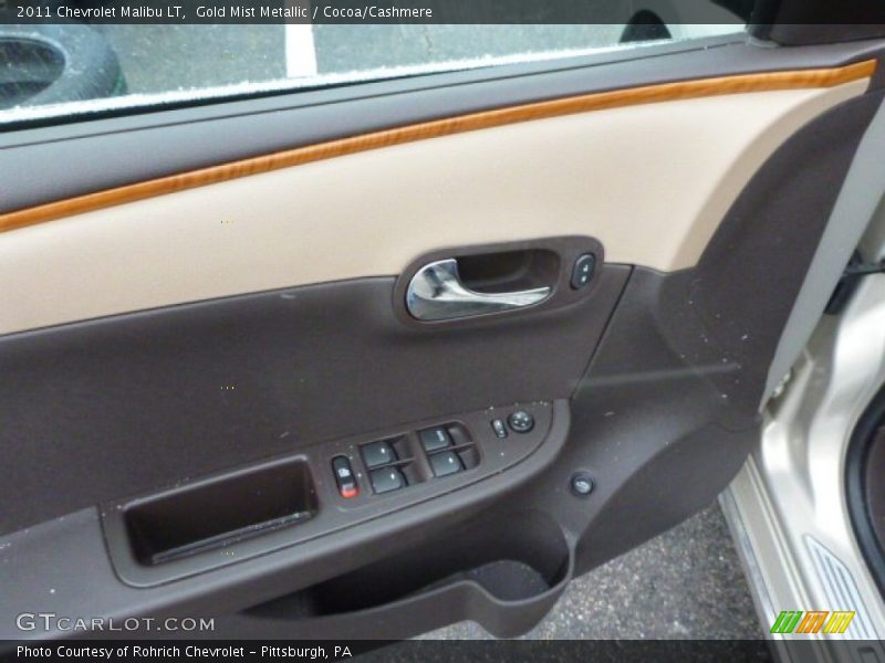 Gold Mist Metallic / Cocoa/Cashmere 2011 Chevrolet Malibu LT