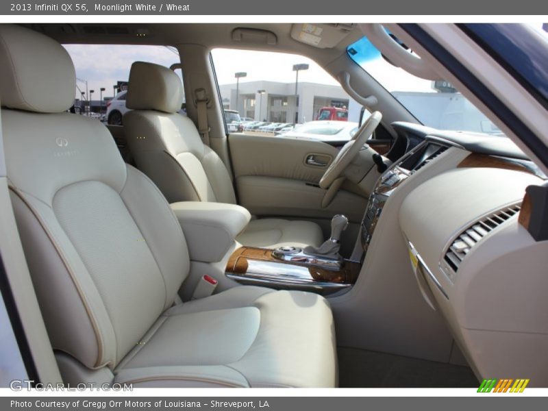 Front Seat of 2013 QX 56