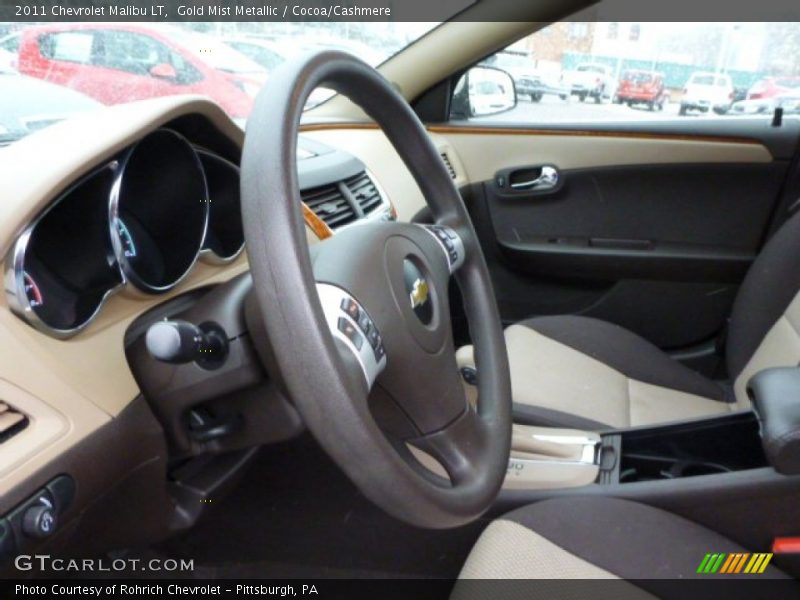 Gold Mist Metallic / Cocoa/Cashmere 2011 Chevrolet Malibu LT