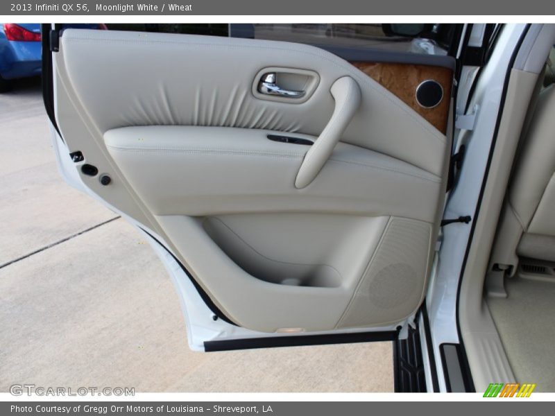 Moonlight White / Wheat 2013 Infiniti QX 56