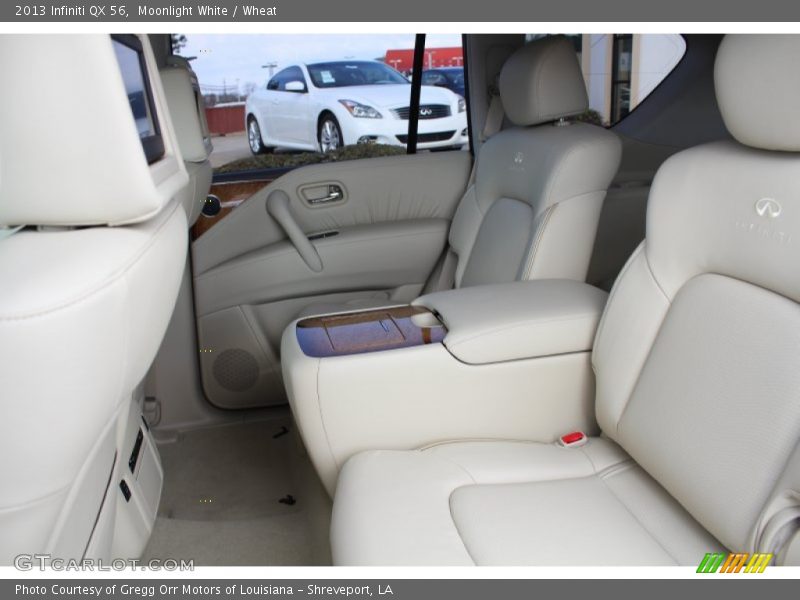 Rear Seat of 2013 QX 56