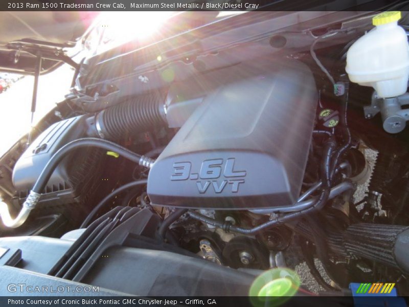 Maximum Steel Metallic / Black/Diesel Gray 2013 Ram 1500 Tradesman Crew Cab