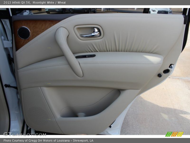 Moonlight White / Wheat 2013 Infiniti QX 56