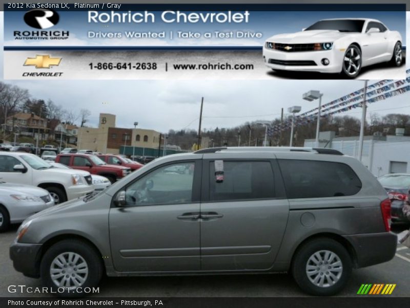 Platinum / Gray 2012 Kia Sedona LX