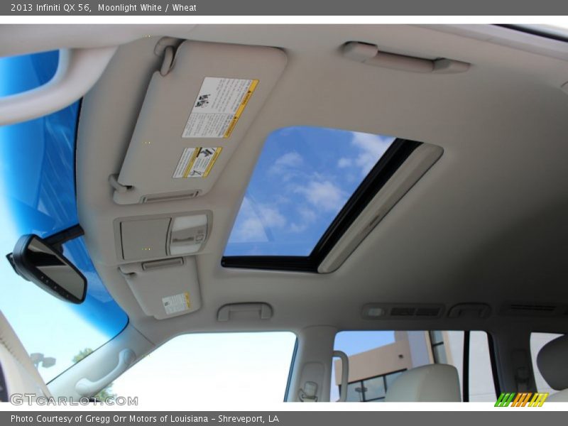 Sunroof of 2013 QX 56
