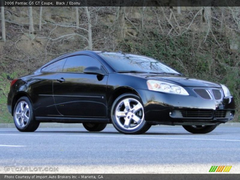 Black / Ebony 2006 Pontiac G6 GT Coupe