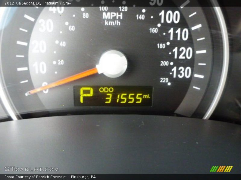 Platinum / Gray 2012 Kia Sedona LX