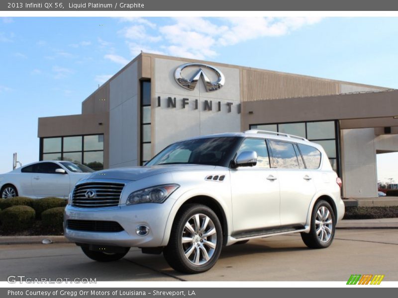 Liquid Platinum / Graphite 2013 Infiniti QX 56