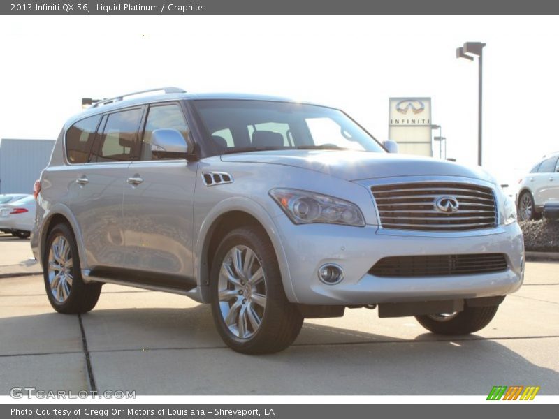 Liquid Platinum / Graphite 2013 Infiniti QX 56