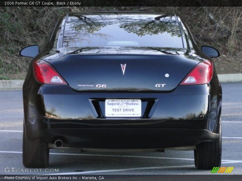 Black / Ebony 2006 Pontiac G6 GT Coupe