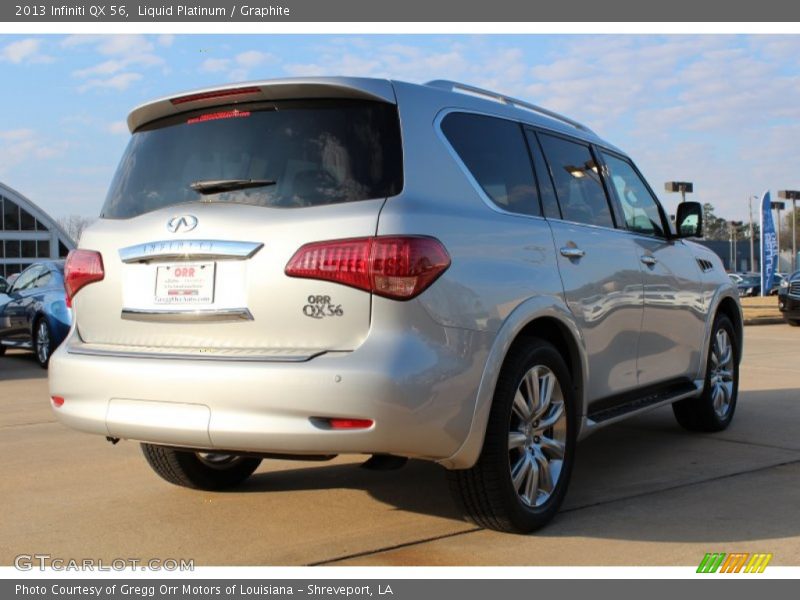 Liquid Platinum / Graphite 2013 Infiniti QX 56