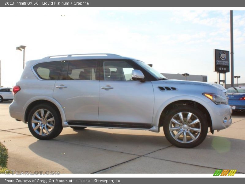 Liquid Platinum / Graphite 2013 Infiniti QX 56