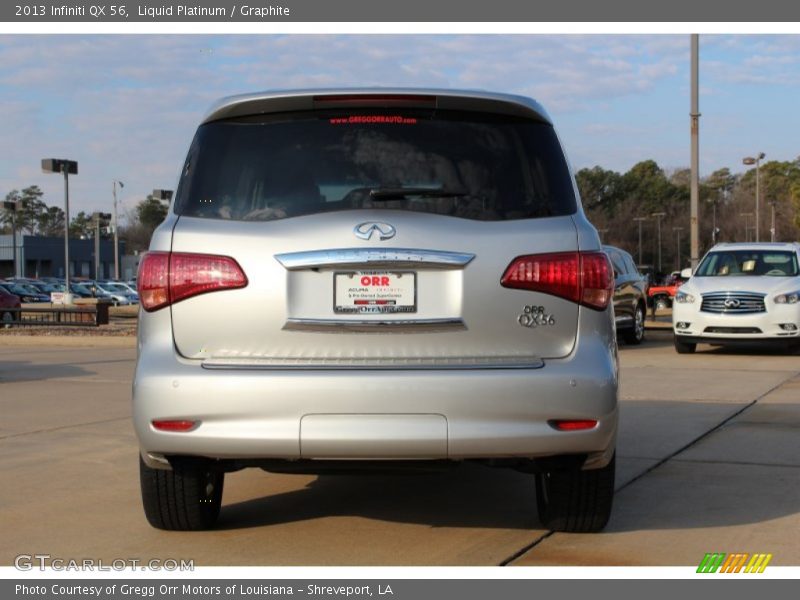Liquid Platinum / Graphite 2013 Infiniti QX 56