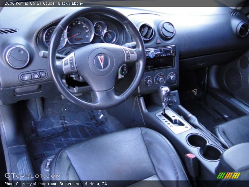 Ebony Interior - 2006 G6 GT Coupe 