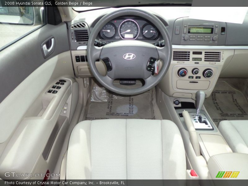 Dashboard of 2008 Sonata GLS