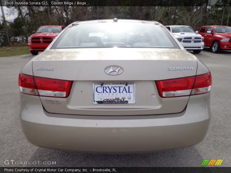 Golden Beige / Beige 2008 Hyundai Sonata GLS